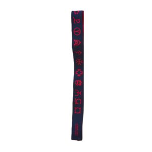 Pulsera Tela - Símbolos Azul